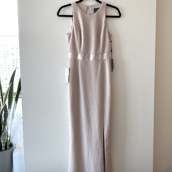 BHLDN Adrianna Papell Idris Dress in Champagne - Picture 9 of 16
